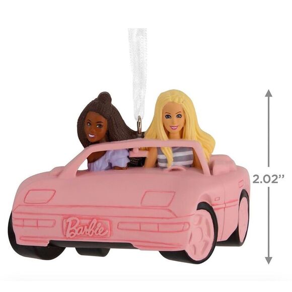 HALLMARK Barbie in Pink Car Christmas Ornament - Picture 3 of 3